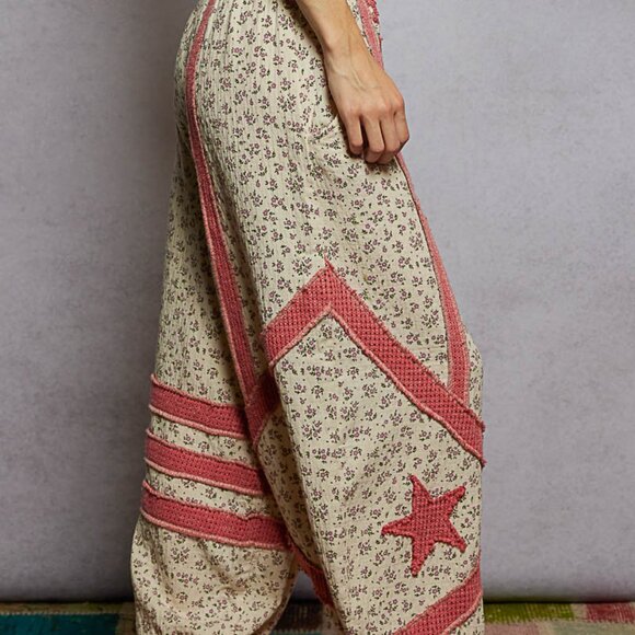 HBP3 Heavenly Hibiscus Pants by POL - Picture 2 of 4